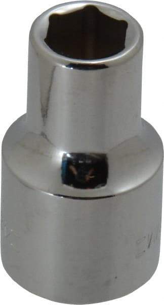 Blackhawk by Proto - 1/2" Drive, Standard Hand Socket - 6 Points, 1-1/2" OAL, Chrome Finish - All Tool & Supply