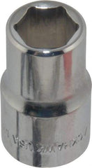 Blackhawk by Proto - 1/2" Drive, Standard Hand Socket - 6 Points, 1-1/2" OAL, Chrome Finish - All Tool & Supply