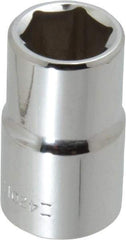 Blackhawk by Proto - 1/2" Drive, Standard Hand Socket - 6 Points, 1-1/2" OAL, Chrome Finish - All Tool & Supply