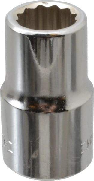 Blackhawk by Proto - 1/2" Drive, Standard Hand Socket - 12 Points, 1-1/2" OAL, Chrome Finish - All Tool & Supply