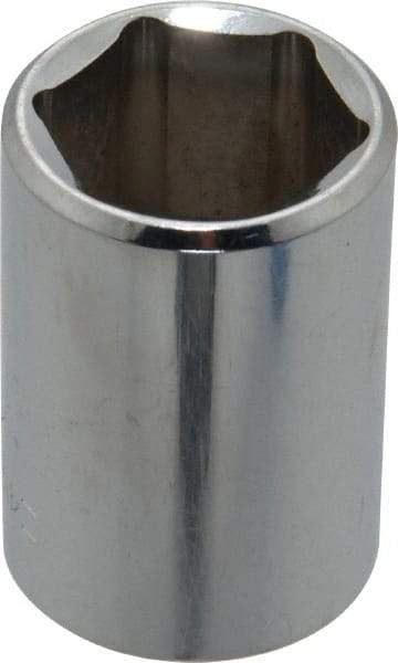 Blackhawk by Proto - 1/2" Drive, Standard Hand Socket - 6 Points, 1-1/2" OAL, Chrome Finish - All Tool & Supply