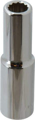 Blackhawk by Proto - 1/2" Drive, Deep Hand Socket - 12 Points, 3-3/32" OAL, Chrome Finish - All Tool & Supply