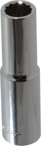 Blackhawk by Proto - 1/2" Drive, Deep Hand Socket - 12 Points, 3-3/32" OAL, Chrome Finish - All Tool & Supply