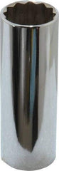 Blackhawk by Proto - 1/2" Drive, Deep Hand Socket - 12 Points, 3-3/32" OAL, Chrome Finish - All Tool & Supply