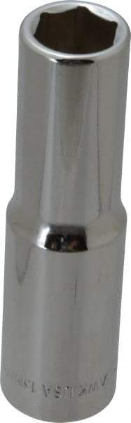 Blackhawk by Proto - 1/2" Drive, Deep Hand Socket - 6 Points, 3-9/32" OAL, Chrome Finish - All Tool & Supply