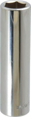 Blackhawk by Proto - 1/2" Drive, Deep Hand Socket - 6 Points, 3-3/32" OAL, Chrome Finish - All Tool & Supply