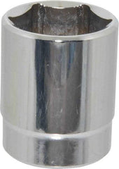 Blackhawk by Proto - 1", 1/2" Drive, Standard Hand Socket - 6 Points, 1-5/8" OAL, Chrome Finish - All Tool & Supply