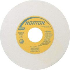 Norton - 6" Diam x 1-1/4" Hole x 1/4" Thick, K Hardness, 80 Grit Surface Grinding Wheel - Aluminum Oxide, Type 1, Medium Grade, 4,140 Max RPM, Vitrified Bond, No Recess - All Tool & Supply