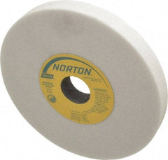 Norton - 7" Diam x 1-1/4" Hole x 3/4" Thick, H Hardness, 46 Grit Surface Grinding Wheel - Aluminum Oxide, Type 1, Coarse Grade, 3,600 Max RPM, Vitrified Bond, No Recess - All Tool & Supply