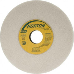 Norton - 7" Diam x 1-1/4" Hole x 3/4" Thick, K Hardness, 46 Grit Surface Grinding Wheel - Aluminum Oxide, Type 1, Coarse Grade, 3,600 Max RPM, Vitrified Bond, No Recess - All Tool & Supply