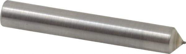 SPI - 0.02" Full Ball Radius Single Point Diamond Dresser - 2-1/2" Long x 3/8" Shank Diam - All Tool & Supply