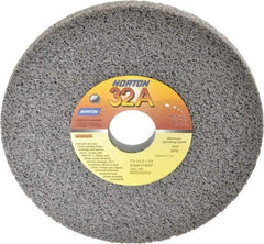 Norton - 7" Diam x 1-1/4" Hole x 1/2" Thick, F Hardness, 46 Grit Surface Grinding Wheel - Aluminum Oxide, Type 1, Coarse Grade, 3,600 Max RPM, Vitrified Bond, No Recess - All Tool & Supply