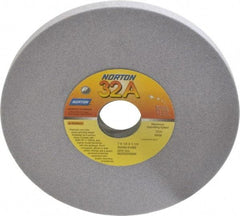 Norton - 7" Diam x 1-1/4" Hole x 1/2" Thick, K Hardness, 80 Grit Surface Grinding Wheel - Aluminum Oxide, Type 1, Medium Grade, 3,600 Max RPM, Vitrified Bond, No Recess - All Tool & Supply