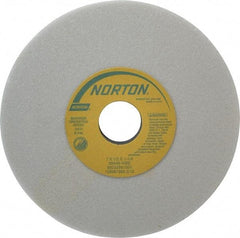 Norton - 7" Diam x 1-1/4" Hole x 1/2" Thick, I Hardness, 46 Grit Surface Grinding Wheel - Aluminum Oxide, Type 1, Coarse Grade, 3,600 Max RPM, Vitrified Bond, No Recess - All Tool & Supply