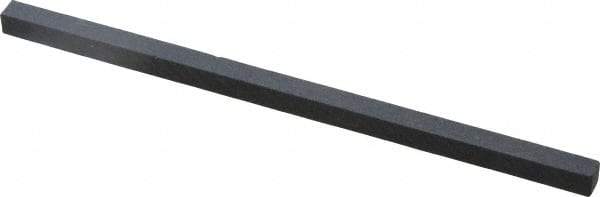 Made in USA - 240 Grit Silicon Carbide Square Polishing Stone - Very Fine Grade, 1/4" Wide x 6" Long x 1/4" Thick - All Tool & Supply