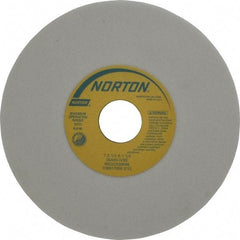 Norton - 7" Diam x 1-1/4" Hole x 1/4" Thick, I Hardness, 60 Grit Surface Grinding Wheel - Aluminum Oxide, Type 1, Medium Grade, 3,600 Max RPM, Vitrified Bond, No Recess - All Tool & Supply