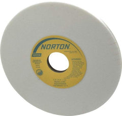 Norton - 7" Diam x 1-1/4" Hole x 1/4" Thick, J Hardness, 80 Grit Surface Grinding Wheel - Aluminum Oxide, Type 1, Medium Grade, 3,600 Max RPM, Vitrified Bond, No Recess - All Tool & Supply