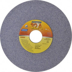 Norton - 7" Diam x 1-1/4" Hole x 1/4" Thick, I Hardness, 46 Grit Surface Grinding Wheel - Aluminum Oxide, Type 1, Coarse Grade, 3,600 Max RPM, Vitrified Bond, No Recess - All Tool & Supply