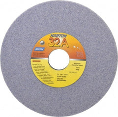 Norton - 7" Diam x 1-1/4" Hole x 1/4" Thick, K Hardness, 46 Grit Surface Grinding Wheel - Aluminum Oxide, Type 1, Coarse Grade, 3,600 Max RPM, Vitrified Bond, No Recess - All Tool & Supply