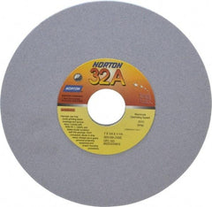 Norton - 7" Diam x 1-1/4" Hole x 1/4" Thick, J Hardness, 100 Grit Surface Grinding Wheel - Aluminum Oxide, Type 1, Fine Grade, 3,600 Max RPM, Vitrified Bond, No Recess - All Tool & Supply