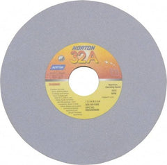 Norton - 7" Diam x 1-1/4" Hole x 1/4" Thick, I Hardness, 120 Grit Surface Grinding Wheel - Aluminum Oxide, Type 1, Fine Grade, 3,600 Max RPM, Vitrified Bond, No Recess - All Tool & Supply