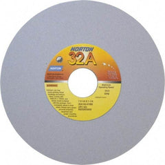 Norton - 7" Diam x 1-1/4" Hole x 1/4" Thick, K Hardness, 120 Grit Surface Grinding Wheel - Aluminum Oxide, Type 1, Fine Grade, 3,600 Max RPM, Vitrified Bond, No Recess - All Tool & Supply