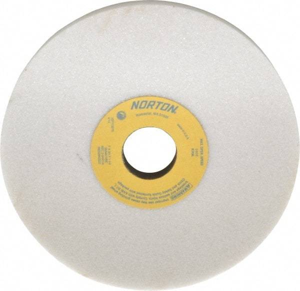 Norton - 7" Diam x 1-1/4" Hole x 3/4" Thick, I Hardness, 46 Grit Surface Grinding Wheel - Aluminum Oxide, Type 5, Coarse Grade, 3,600 Max RPM, Vitrified Bond, One-Side Recess - All Tool & Supply