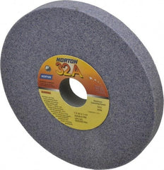 Norton - 7" Diam x 1-1/4" Hole x 3/4" Thick, K Hardness, 46 Grit Surface Grinding Wheel - Aluminum Oxide, Type 1, Coarse Grade, 3,600 Max RPM, Vitrified Bond, No Recess - All Tool & Supply