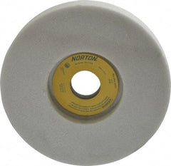 Norton - 7" Diam x 1-1/4" Hole x 1" Thick, H Hardness, 46 Grit Surface Grinding Wheel - Aluminum Oxide, Type 5, Coarse Grade, 3,600 Max RPM, Vitrified Bond, One-Side Recess - All Tool & Supply