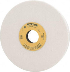 Norton - 7" Diam x 1-1/4" Hole x 1" Thick, I Hardness, 60 Grit Surface Grinding Wheel - Aluminum Oxide, Type 5, Medium Grade, 3,600 Max RPM, Vitrified Bond, One-Side Recess - All Tool & Supply