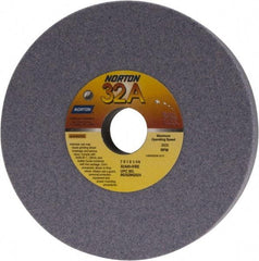 Norton - 7" Diam x 1-1/4" Hole x 1" Thick, I Hardness, 60 Grit Surface Grinding Wheel - Aluminum Oxide, Type 1, Medium Grade, 3,600 Max RPM, Vitrified Bond, No Recess - All Tool & Supply