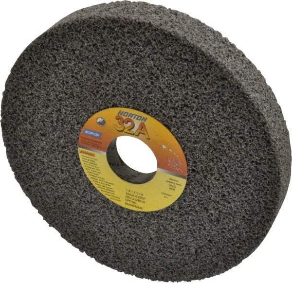 Norton - 7" Diam x 1-1/4" Hole x 1" Thick, G Hardness, 46 Grit Surface Grinding Wheel - Aluminum Oxide, Type 5, Coarse Grade, 3,600 Max RPM, Vitrified Bond, One-Side Recess - All Tool & Supply