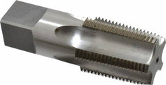 Reiff & Nestor - 1 - 11-1/2 NPTF Thread, 5 Flute Standard Pipe Tap - 3-3/4" OAL, 1-3/4" Thread Length, 1-1/8" Shank Diam, Oxide Finish, High Speed Steel - Exact Industrial Supply