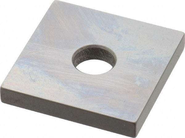 Mitutoyo - 0.141" Square Steel Gage Block - Accuracy Grade 0, Includes Certificate of Inspection - All Tool & Supply