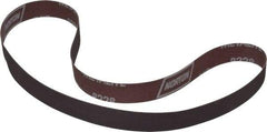 Norton - 1" Wide x 42" OAL, 120 Grit, Aluminum Oxide Abrasive Belt - Aluminum Oxide, Fine, Coated, X Weighted Cloth Backing, Series R228 - All Tool & Supply