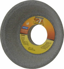 Norton - 4" Diam, 1-1/4" Hole Size, 1-1/2" Overall Thickness, 80 Grit, Type 11 Tool & Cutter Grinding Wheel - Medium Grade, Aluminum Oxide, K Hardness, Vitrified Bond, 5,730 RPM - All Tool & Supply