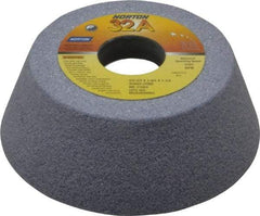 Norton - 6" Diam, 1-1/4" Hole Size, 2" Overall Thickness, 46 Grit, Type 11 Tool & Cutter Grinding Wheel - Coarse Grade, Aluminum Oxide, J Hardness, Vitrified Bond, 3,820 RPM - All Tool & Supply