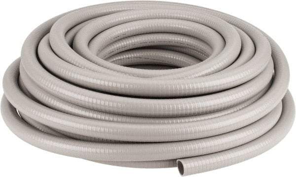 Hubbell Wiring Device-Kellems - 1" Trade Size, 100' Long, Flexible Liquidtight Conduit - PVC, 26mm ID, Gray - All Tool & Supply