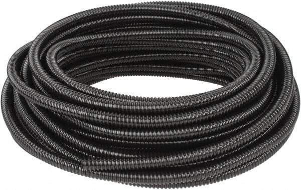 Hubbell Wiring Device-Kellems - 3/8" Trade Size, 100' Long, Flexible Liquidtight Conduit - PVC, 12.6mm ID, Black - All Tool & Supply