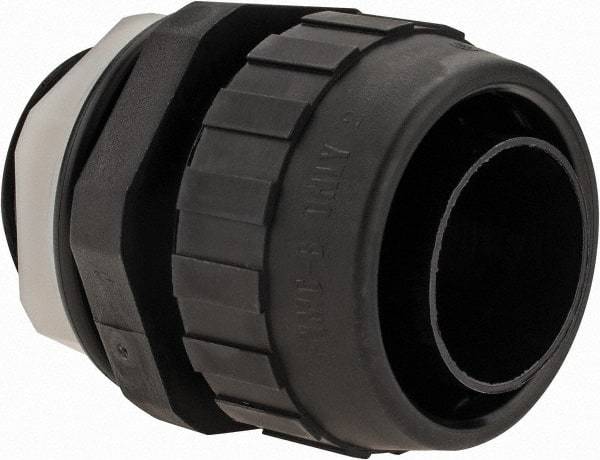 Hubbell Wiring Device-Kellems - 1" Trade, Nylon Push In Straight Liquidtight Conduit Connector - Noninsulated - All Tool & Supply