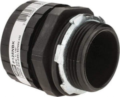 Hubbell Wiring Device-Kellems - 1-1/4" Trade, Nylon Push In Straight Liquidtight Conduit Connector - Noninsulated - All Tool & Supply