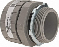 Hubbell Wiring Device-Kellems - 1-1/2" Trade, Nylon Push In Straight Liquidtight Conduit Connector - Noninsulated - All Tool & Supply