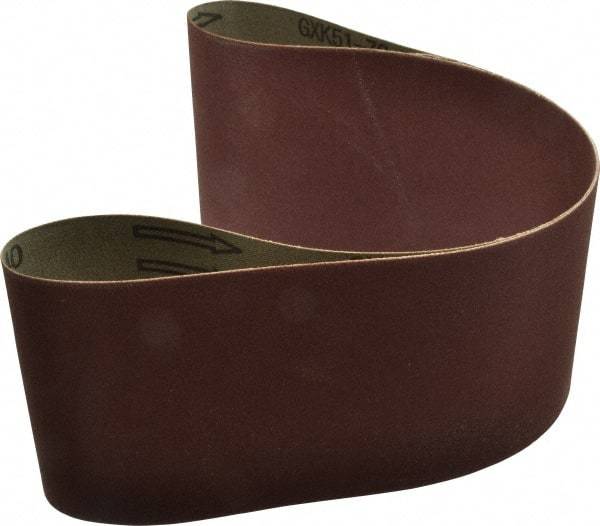 Tru-Maxx - 4" Wide x 36" OAL, 240 Grit, Aluminum Oxide Abrasive Belt - Aluminum Oxide, Very Fine, Coated - All Tool & Supply