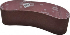 Norton - 4" Wide x 36" OAL, 50 Grit, Aluminum Oxide Abrasive Belt - Aluminum Oxide, Coarse, Coated, X Weighted Cloth Backing, Series R228 - All Tool & Supply