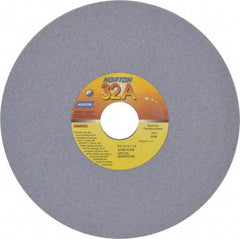 Norton - 8" Diam x 1-1/4" Hole x 1/4" Thick, K Hardness, 80 Grit Surface Grinding Wheel - Aluminum Oxide, Type 1, Medium Grade, 3,600 Max RPM, Vitrified Bond, No Recess - All Tool & Supply