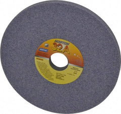 Norton - 8" Diam x 1-1/4" Hole x 1/2" Thick, I Hardness, 46 Grit Surface Grinding Wheel - Aluminum Oxide, Type 1, Coarse Grade, 3,105 Max RPM, Vitrified Bond, No Recess - All Tool & Supply