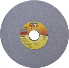 Norton - 8" Diam x 1-1/4" Hole x 1/2" Thick, H Hardness, 60 Grit Surface Grinding Wheel - Aluminum Oxide, Type 1, Medium Grade, 3,600 Max RPM, Vitrified Bond, No Recess - All Tool & Supply