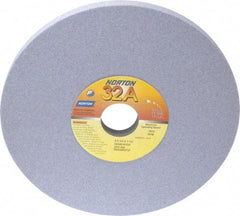 Norton - 8" Diam x 1-1/4" Hole x 1/2" Thick, K Hardness, 80 Grit Surface Grinding Wheel - Aluminum Oxide, Type 1, Medium Grade, 3,600 Max RPM, Vitrified Bond, No Recess - All Tool & Supply