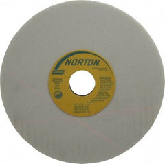 Norton - 8" Diam x 1-1/4" Hole x 1/2" Thick, K Hardness, 60 Grit Surface Grinding Wheel - Aluminum Oxide, Type 1, Medium Grade, 3,600 Max RPM, Vitrified Bond, No Recess - All Tool & Supply