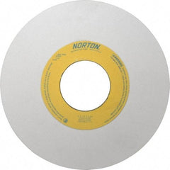 Norton - 10" Diam x 3" Hole x 1/2" Thick, K Hardness, 80 Grit Surface Grinding Wheel - Aluminum Oxide, Type 1, Medium Grade, 2,485 Max RPM, Vitrified Bond, No Recess - All Tool & Supply